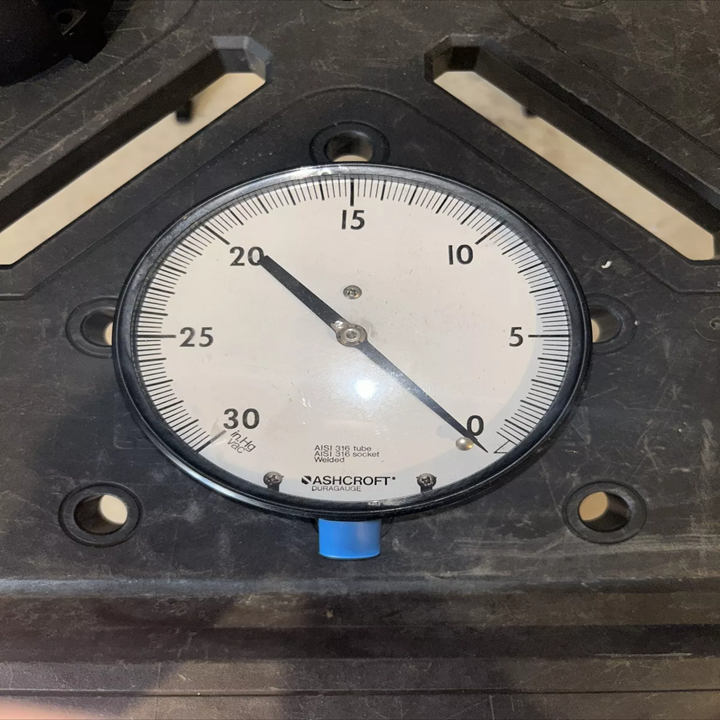 Ashcroft雅斯科 Vacuum Gauge 汞柱压力表